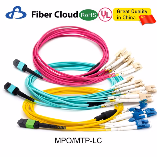 Высококачественный соединительный соединительный кабель MTP MPO